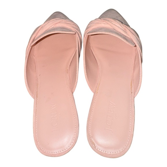 J. Crew Chic Pink Mules with Sleek Design. Excellent condition. - Picture 4 of 5